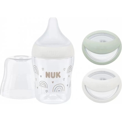 Nuk kojenecká láhev Perfect Match Newborn Gift set béžová 150 ml