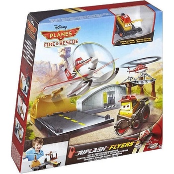 Mattel Planes set s natahovacím lankem