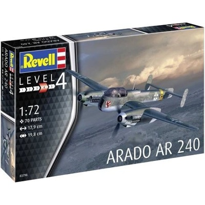 REVELL Plastic ModelKit letadlo 03798 Arado AR 240 1:72