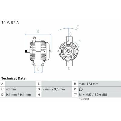 Alternátor BOSCH 0 986 042 720