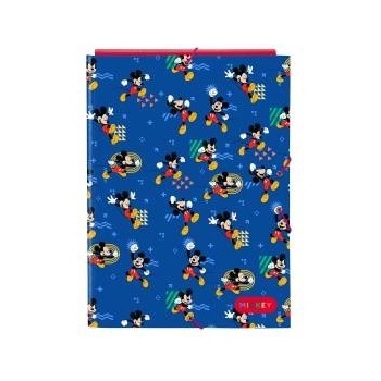 Mickey Mouse Clubhouse Папка с пръстени Mickey Mouse Clubhouse Today Син A4 26 x 33.5 x 2.5 cm