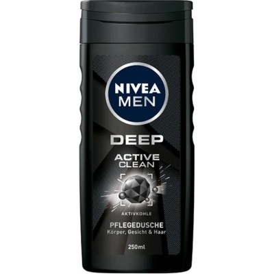 Nivea Men Deep Active Clean sprchový gel 250 ml