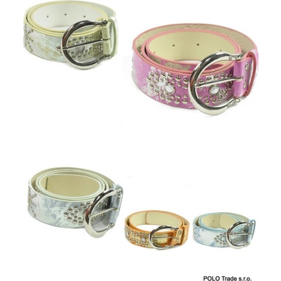 Opasok s cvokmi nitmi Tkaný Pastelli Ružová