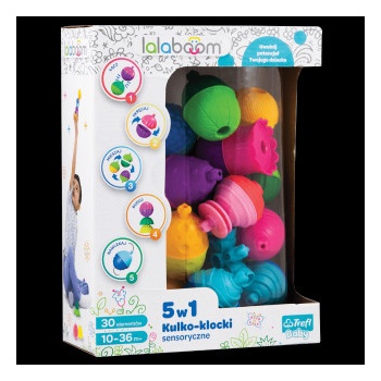 Trefl Lalaboom sada guľôčkových blokov 30 ks