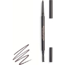 Makeup Revolution Precise Brow Pencil ceruzka na obočie s kefkou Dark Brown 0,05 g