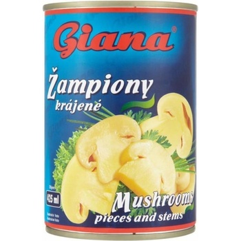 Giana Šampiňóny krájané v slanom náleve 400 g