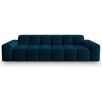 Micadoni Тъмносин кадифен диван 255 cm Kendal - Micadoni Home (MIC_4S_121_F1_KENDAL5)