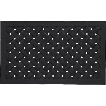 ESSCHERT DESIGN BEST FOR BOOTS s výpletem obdelníková černá 76 x 45,5 cm