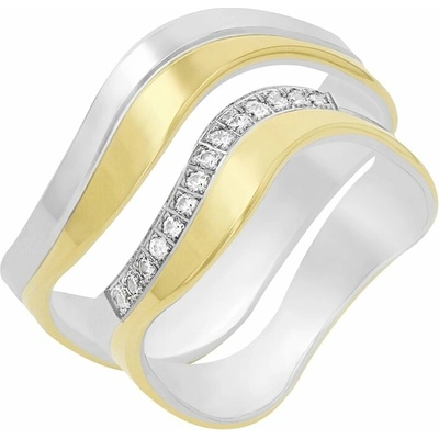 Eppi Zlaté snubní prsteny s diamanty Charla RW41673