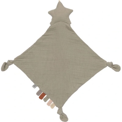 Lässig Babies dětský utěšitel Baby Comforter Little Universe Star olive