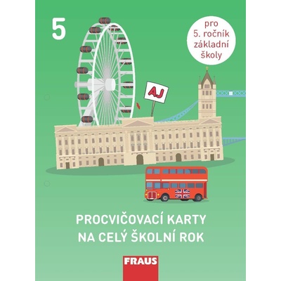 Procvičovací karty na celý školní rok 5 - Angličtina