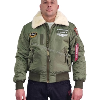 Alpha Industries INJECTOR III AIR FORCE zimná bunda sage green zelená