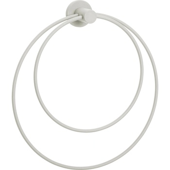 Hübsch Закачалка за кърпи Hübsch кръгла сива (990944)