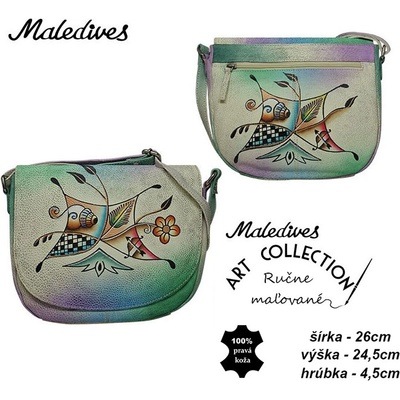 Kabelka kožená Maledives LB-1901-ART IX.