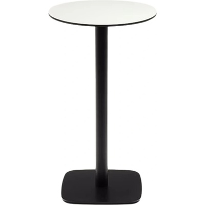 Kave Home Dina 60 cm bílý s černou podnoží