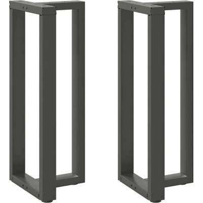 Omaxi 317506 Nohy barového stolu ve tvaru T 2 ks antracitové 50 x 35 x 100 101 cm ocel