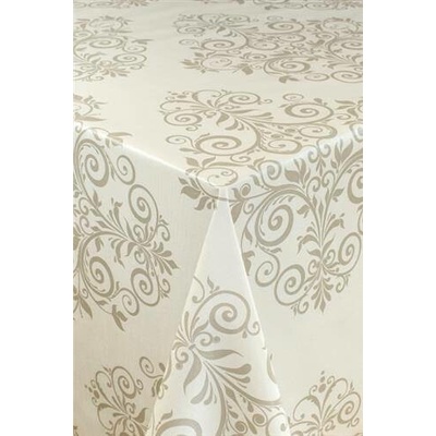 Impol Trade ubrus PVC 3673443 zámecký vzor hnědý návin 20 mx140cm