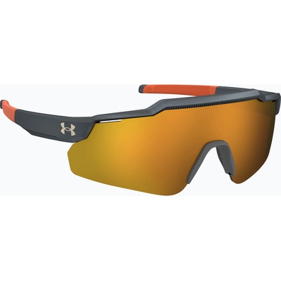 Under Armour Детски слънчеви очила Under Armour Levelup Jr S3 с метализирано сиво/златно огледало