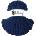 Bobbiny Jumbo Braided Cord 9 mm 30 m Ink Blue юта (BT-E123)
