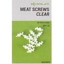 Korum Vrtáčik Meat Screws Clear 12ks