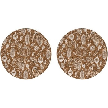 Ladelle Коркови подложки за саксии в комплект от 2 бр. ø 20 cm Veggie - Ladelle (80225)