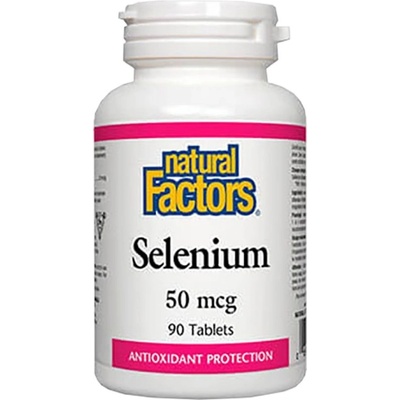 Natural Factors Selenium 50 mcg [90 Таблетки]