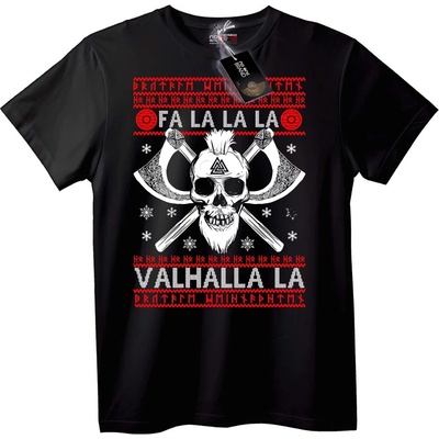 NOONEBRAND Тениска Викинг Валхала - 2XL, Black
