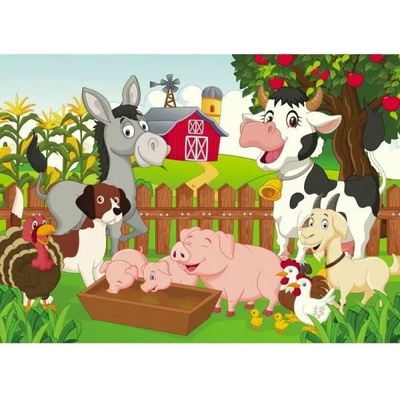 Пъзел Животните от фермата, 60 елемента