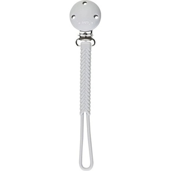 Saro Клипс за залъгалка Saro - Braid, Grey (14424)