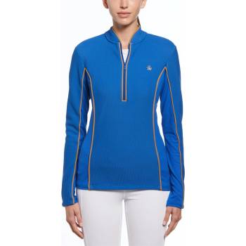 Original Penguin Women's Long-Sleeve 1/4 Zip Fleece - Nautical Blue