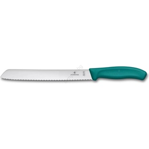 Victorinox - Кухненски нож за хляб SWISS CLASSIC 21 см тюркоазен (GG718)