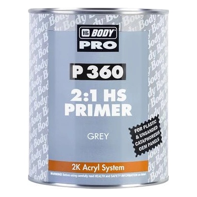 HB BODY fill 360 2: 1 plnič šedý, 1L – Zbozi.Blesk.cz