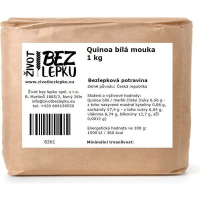 Život bez lepku Quinoa biela múka 1 kg