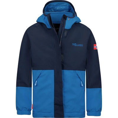 TROLLKIDS Детско 3-в-1 яке Trollkids Kid's Kjerak 3in1 Jacket 3-in-1 jacket - Navy / Medium Blue - размер 152 (EU) (703-4004-1019)