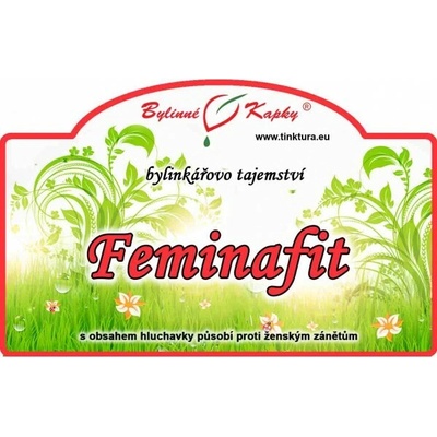 Bylinné kapky Feminafit pre ženy Bylinné kvapky tinktúra 50 ml