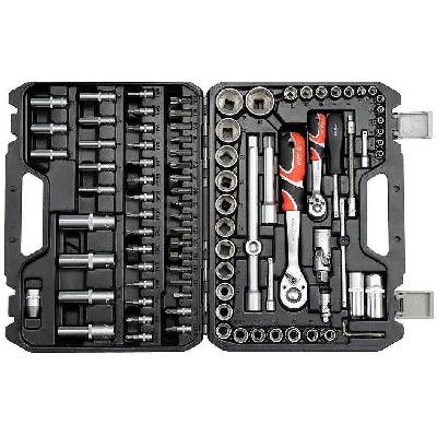 YATO Gola sada 1/2", 1/4" + příslušenství 94 ks YTO YT-12681