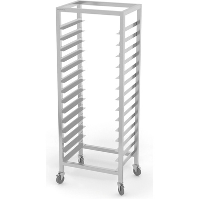 TECHNICA Pojízdný regál pro kontejnery GN 1/1, 395x540x1800 mm | TECHNICA, 361122K3954