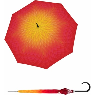 Doppler Carbonsteel Long AC Fusion red/yellow dámský holový vystřelovací deštník 714865FU02 žlutá