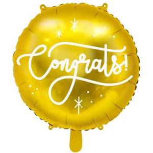 Party Deco Фолиев Балон с Надпис ''Congrats! (FB105-019)