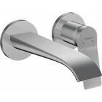 Hansgrohe Вграден смесител за мивка Hansgrohe Vivenis с чучур 19.2 см, гланциран хром, без скрито тяло (75050000)