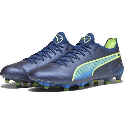 Puma KING Match FG/AG modrá/světle zelená