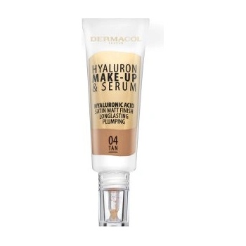 Dermacol Hyaluron Make-up & Serum фон дьо тен с хиалуронова киселина 04 Tan 25 g