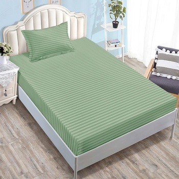 EmonaMall Долен чаршаф с ластик и калъфка (за матрак от 80x200 до 90x200) EmonaMall, 2 части - Модел S17782 (S17782-4444g4)