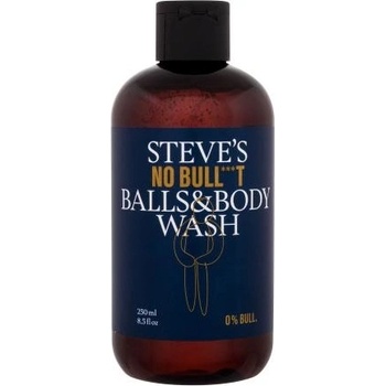 Steve´s No Bull***t Balls & Body Wash pánský sprchový gel na tělo a pánské intimní partie 250 ml