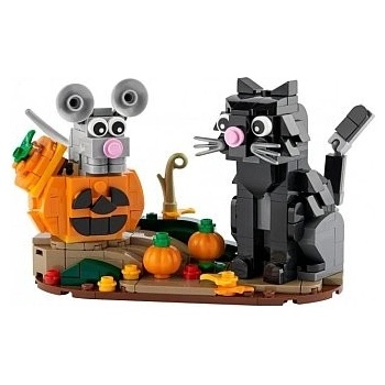 LEGO® 40570 Halloweenská kočka a myš