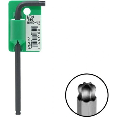 Bondhus Klíč TORX T40 mm krátký zahnutý s kuličkou BO-11740