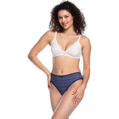 LAMA 2 чифта бикини в тъмносин цвят l-1472bi - 2xleh-70511-granatowy - Тъмносин, размер xxl