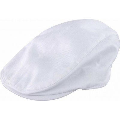 Result Headwear Látková bekovka Gatsby s bavlněnou podšívkou Bílá – Zboží Mobilmania