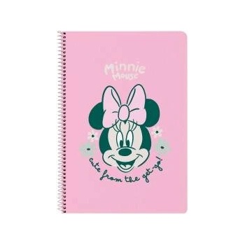 Minnie Mouse Папка с пръстени Minnie Mouse Minty Розов A4 21.5 x 31 x 1 cm