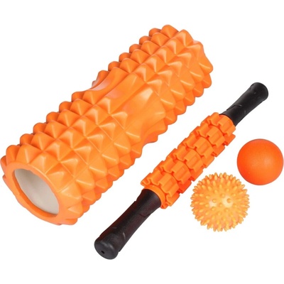 Merco Roller Set IV oranžová joga masážna sada